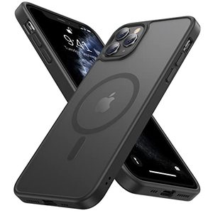 lot 8849 image: Noonin Strong Magnetic Case for iPhone 11 ProCompatibility with MagSafe Protective Shockproof Cover Phone Case for iPhone 11 Pro 5.8 (Black)