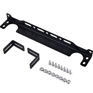 lot 8328 image: EVIL ENERGY Oil Cooler Mounting Bracket Kit Universal 340mm13.4inch Aluminum Alloy Black
