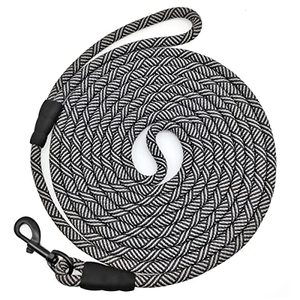 lot 8376 image: Mycicy Long Rope Leash for Dog Training 8, 12, 15, 22, 30, 50, 75, 100ft Check Cord Recall Agility Lead Tie-Out Dog Line for Large Medium Small Dogs, Great for Outdoor, Camping, or Backyard
