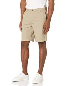 lot 8398 image: Amazon Essentials Mens Slim-Fit 9 Short, Khaki Brown, 32