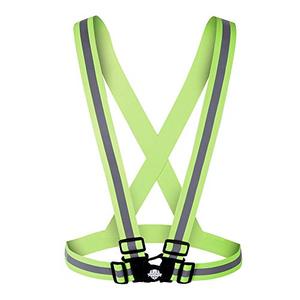 lot 8406 image: Dazonity High Visibility Safety Vest,Lightweight,Adjustable & Elastic Vest,Hi Vis Reflective Strips, Fit for Men & Women, Construction,Cycling, Runnning, Surveyor, (Yellow)