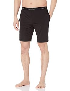 lot 8415 image: Calvin Klein Mens Ultra Soft Modern Modal Lounge Sleep Short, Black, S