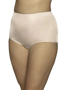 lot 8733 image: Vanity Fair Womens Perfectly Yours Ravissant Tailored Nylon Brief #15712, Fawn, 8
