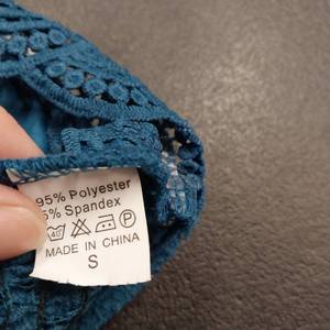 lot 8787 image: Astylish Womens Sexy Eyelash Lace Bralette Bandeau Bra with Adjustable Straps Wireless Bralette Cami Bra Vest Blue Small