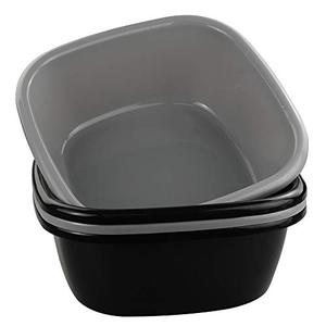 lot 9006 image: Vababa 12 Quart Plastic Wash Basin, Pack for 4