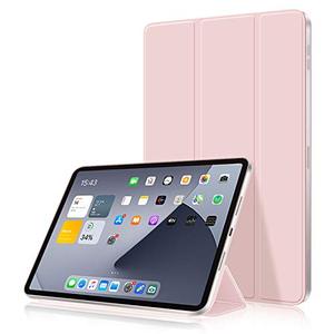 lot 9053 image: Aoub Case for iPad Air 5th  Air 4th  Pro 11 2018, Magnetic Attachment Cover Supports Pencil PairingChargingTouch ID, Slim Trifold Stand Smart Case for iPad Air 10.9 inch 20222020, Baby Pink