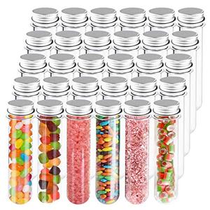 lot 9102 image: XP-Art 29x150mm(70ml) Plastic Test Tubes with Screw Caps for Gumball Candy Storage, Bath Salt Vials, Plants Propagation(30 Pack)