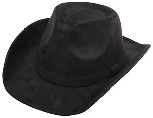 lot 9123 image: Pro Celia Classic Women Men Western Cowboy Hat Wide Brim Cowgirl Hat (Black)
