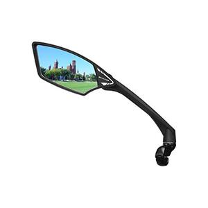 lot 9170 image: MEACHOW New Scratch Resistant Glass Lens,Handlebar Bike Mirror, Rotatable Safe Rearview Mirror, Bicycle Mirror, (Silver Left Side) ME-006LS
