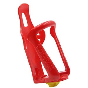 lot 9178 image: Gazelle Trading Universal Adjustable Bicycle Cycling Bike Drink Water Bottle Holder Cage Durable Outdoor Racks (Red)