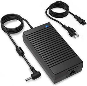 lot 9232 image: Asus Rog Laptop Charger, 19.5V 9.23A 180W Asus Power Adapter Compatible Asus G55 G55VW G46VW G70 G75 G75VW G75VX A53 A53S G750JM G750JS G750JW G750JX G751JL G751JM G752VL G752VT FX5