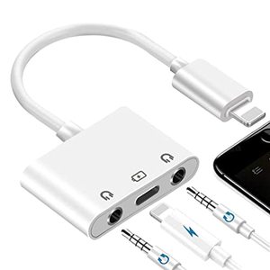 lot 9289 image: 8ware Lightning to 3.5mm Headphone Adapter for iPhone Dual Earphone Jack and Charging Adapter Headphone Splitter for iPhone 14131211XS MaxXR87 Supports iOS up to Latest 16