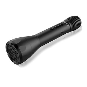 lot 9292 image: TAKSTAR 2 in 1 Bluetooth Wireless Microphone & Voice Amplifier, Portable Handheld Mic Speaker for Karaoke, Meeting, Outdoors, Speech, Party DA10 (Black)