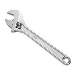 lot 9322 image: Edward Tools Adjustable Wrench 12 - Heavy Duty Drop Forged Steel - Precision Milled Jaws for Maximum Gripping Power - Rust Resistant Finish - Tempered and Heat Treated Steel - Secure Adjustable Jaw