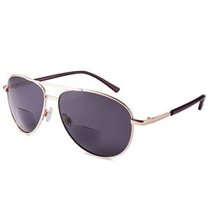 lot 9365 image: EYEGUARD Unisex Classic Style Bifocal Sunglasses Readers with Lens UV400 Protection Outdoor Reading Glasses for Men and Women