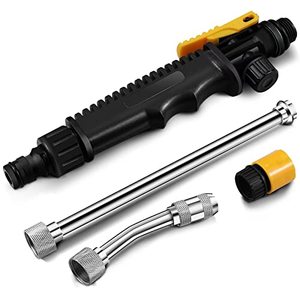 lot 9373 image: RV Water Heater Flush Wand Metal Tube Flusher Hot Hose for Radiator Tank Rinser Fixed Switch Remove Sediment and Scale From the Bottom of RV Water Heater(18.93inApplicable to 12 Garden Hose)