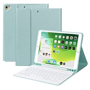 lot 9389 image: Keyboard Case for iPad 10.2 9th Generation 2021 8th Gen 2020 Case for iPad 10.2 7th 2019, Wireless Bluetooth Keyboard for iPad Air 3 (3rd Gen)iPad Pro 10.5iPad 10.2� Case with Pencil Holder