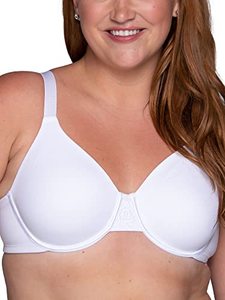 lot 9471 image: Vanity Fair Womens Plus Size Beauty Back Smoothing Minimizer Bra, Star White, 38DD