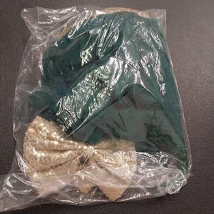 lot 9479 image: KLFFLGID Baby Girl Sequins Bowknot Dress Toddler Flutter Sleeve Party Flower Girl Wedding Dress for Toddler Baby Girls Size 60 (Dark Green)
