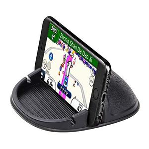 lot 9486 image: Oleksil Car Cell Phone Holder Dashboard Phone Holder Phone Mount for Car Anti-Slip Silicone Car Pad Phone Stand Compatible with iPhone,Samsung,Android Smartphones