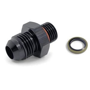 lot 9660 image: K-MOTOR 6AN to M12 x 1.25 Fitting - Metric Straight Male Adapter - 12mm