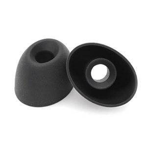 lot 9662 image: Eartune Fidelity U Ellipse-Shape Silicone Tips - Made to Shape of Natural Human Ear Canal and Seal - HiFi IEM Accessory Medium  3 Pairs