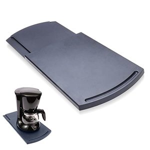 lot 9679 image: GAGAYA Handy Sliding Tray for Coffee Maker, Kitchen Appliance Moving Caddy, Countertop Slider with Smooth Rolling Wheels for Blender, Toaster, Air Fryer, Pot, Food Processors, Aid Mixer (Set of 1)