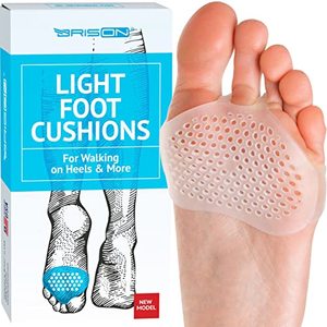 lot 9684 image: Metatrsal Ball of Foot Cushions - Ball of Foot Cushion - Soft Gel Cushioning Sleeves for Callus Bunion Chafing Feet Pain Relief Women Men