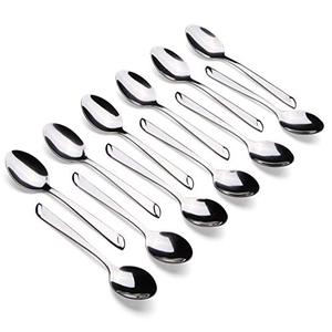 lot 9708 image: Demitasse Espresso Spoons Stainless Steel Coffee Spoons for Home, Cafe, Restaurant, Set of 12, Thanksgiving Gift
