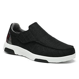 lot 9721 image: OrthoComfoot Plantar Fasciitis Shoes Women,Shoes with Arch Support, Heel and Foot Pain Relief Sneakers for Flat Feet Black Size 8.5