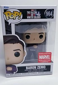 lot 9726 image: Funko POP Marvel Collector Corps Exclusive Baron Zemo #964 w Free Acrylic Case