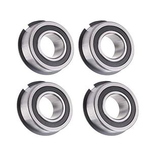 lot 9735 image: Donepart Bearings 1 Inch ID x 2 Inch OD Deep Groove Ball Bearings with Snap Ring, Garage Door Torsion Spring Center Bearings, 4 Pcs