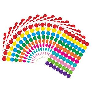 lot 9756 image: PARLAIM 1050 PCS Color Coding Labels Circle Dot Stickers,10 Color Style Colorful Coding Label Sticker for Office,Student Classroom
