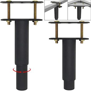 lot 9758 image: 2Pcs Adjustable Height Center Support Leg for Bed Frame, Bed Center Slat Heavy Support Leg, Extra Durable Steel Furniture Foot  Suitable for Bed Frame Sofa Furniture Cabine Foot Legs (7.08-13.3)