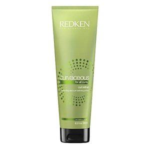 lot 9777 image: Redken Curvaceous Curl Refiner Cream  For Curly Hair  Curl Defining Primer That Helps Control Frizz  With Moringa Oil  8.5 Fl Oz