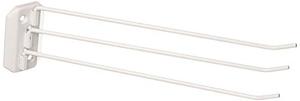 lot 24208 image: Decko 48190 White 3 Arm Towel Rack