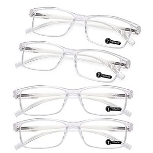 lot 24252 image: TERAISE Anti- UV Reading Glasses 4 Pairs Blue Light Blocking Reader Womens Mens (1.50X)