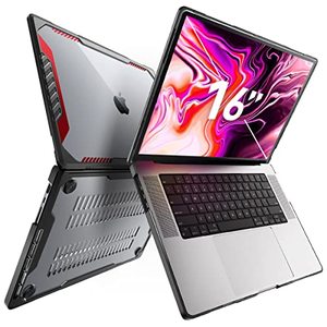 lot 24265 image: SUPCASE Unicorn Beetle for MacBook Pro 16 Inch (20232021 Release) A2780 M2 Pro  M2 Max & A2485 M1 Pro  M1 Max, Dual Layer Hard Shell Protective Cover for MacBook Pro 16 with Touch ID (BlackRed)