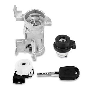 lot 24304 image: Ignition Starter Switch Lock Cylinder Compatible with 2003-2013 Volkswagen VW Golf Jetta MK5 Audi A3 TT R8 Replaces 1K0905851B 1K0905865 5Q0905865A Ignition Switch Steering Lock with Key