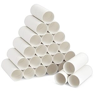 lot 24428 image: 23 Pack Cardboard Tubes for Crafts, Empty Toilet Paper Rolls for Classroom, DIY Projects (1.6 x 4 Inches)