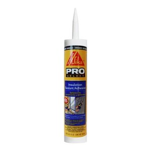 lot 24448 image: Sikaflex Insulation Sealant & Adhesive, Dark Bronze, Flashing Sealant, Bonds to Most Insulation Boards and Wraps, 9 fl.oz. Cartridge