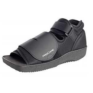 lot 24841 image: DJO 79-81233 PROCARE Squared Toe Post Op Shoe, Small, Female Size 6.5-8, Male Size 5.5-7