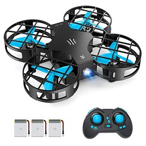 lot 25086 image: UranHub Mini Drone for Kids, Indoor Beginner Drone RC Quadcopter Helicopter with Altitude Hold, Headless Mode, 3D Flip, Speed Adjustment and 3 Batteries