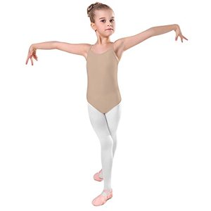 lot 25150 image: iMucci Professional Seamless Nude Camisole Leotard - Undergarment Dancewear for Ballet Dance