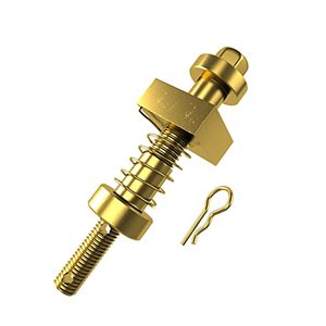 lot 25741 image: METOWARE Trailer Hitch Pin, 58 Dia Anti Rattle Hitch Pin Fits 2 and 2-12 Receiver Tubes, Hitch Pin with Extra Safety Clip for Any Hollow Shank Cargo Carrier, Bike Rack, Hitch Step (1 Pack)