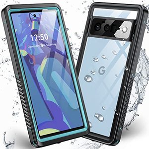 lot 25771 image: Nineasy for Google Pixel 6 Pro Case Waterproof, 360° Full Body Protection Built-in Screen Protector Heavy Duty Cover IP68 Underwater Shockproof Protective Phone Case for Pixel 6 Pro 6.7� 5G 2021 Blue