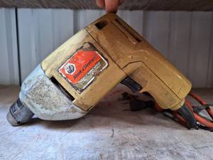 lot 3003 image: Black and Decker Double Insulated Drill