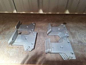 lot 3017 image: 3 Sets of (4) Brackets. Door Stops