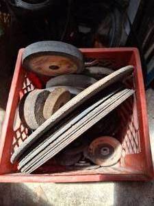 lot 3023 image: Lot of Large Grinding Cut off Wheels