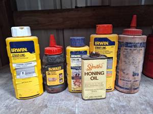 lot 3035 image: Lot of Chalk Line, Honing oil